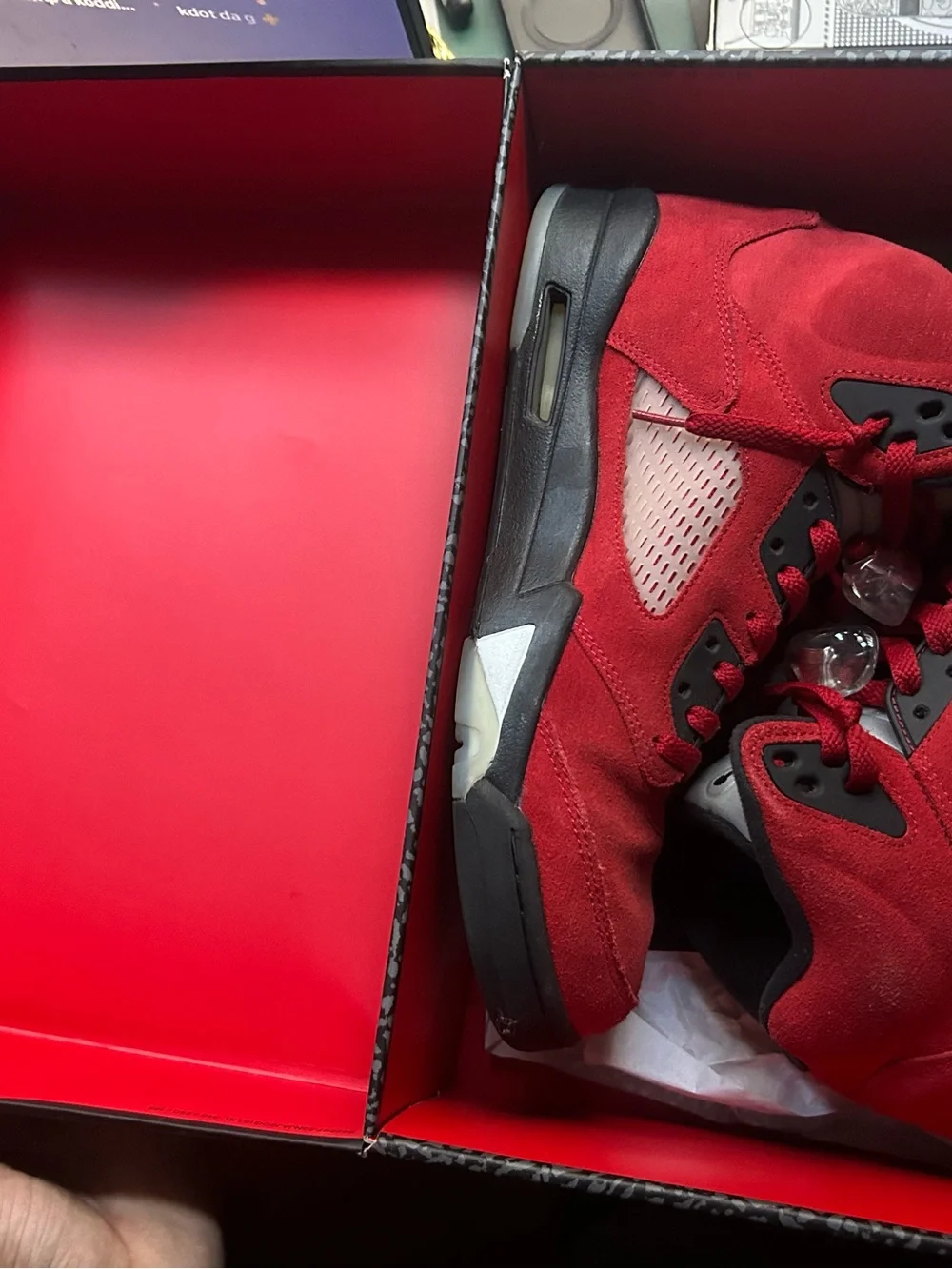 Jordan bold red